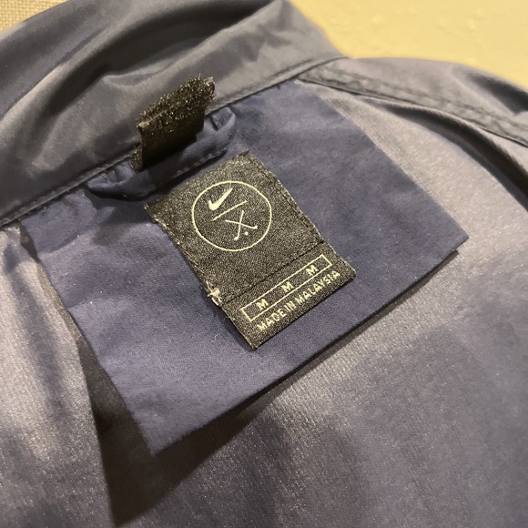 Nike Vintage Windbreaker Hooded Jacket Mens Size Medium Bauer Hockey Collab Y2K - Picture 11 of 11